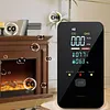 4-in-1 Portable Carbon Monoxide Alarm with Digital Display Plug-in Carbon Monoxide Detector Temperature and Humidity Monitor for Travel Home Hotel Camping RV
