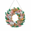 DIY Christmas Wreath Art Acylic Crystal Rhinestone Hanging Craft Kits