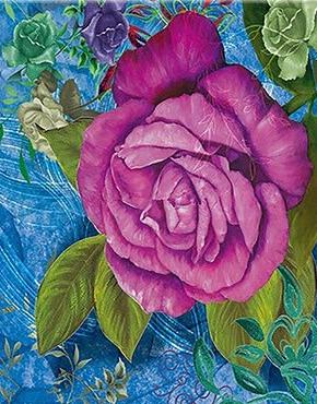 

Purple Roses – Paint By Numbers - 40*50CM, 501 Original