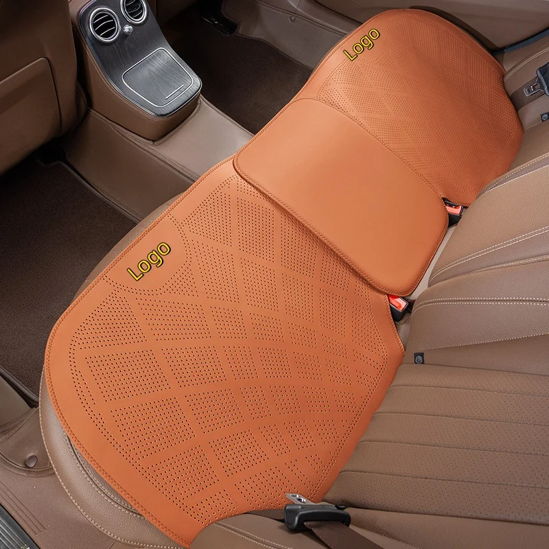 2025 new ultra-thin car seat cushions for all seasons, nappa leather ventilation and breathable seat cushions, high-grade semi-wrapped cushions