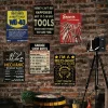 6pcs - Warning - Vintage Metal Signs(12*16Inch)