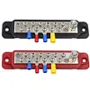 2Pcs Battery Power Distribution Block 12 Way 48V 180A Marine Bus Bar 12 Terminal