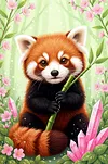 Luxury AB Velvet Diamond Painting Kit - Raccoon