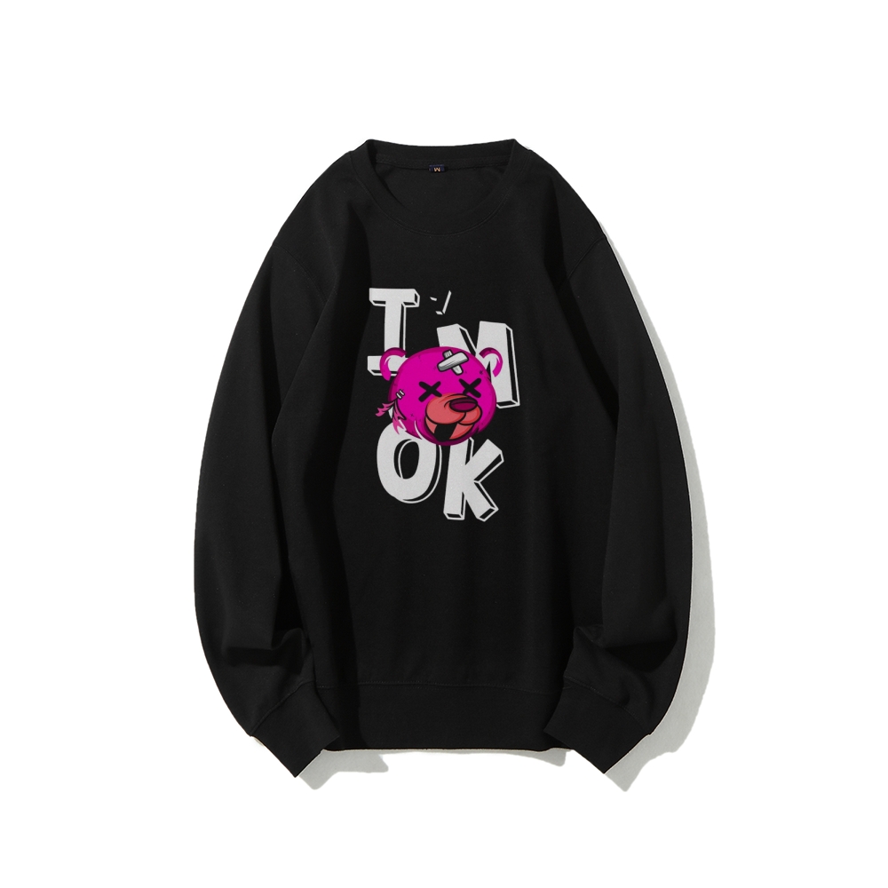 I'm OK: The Playful Pigment Crew Neck Sweatshirt