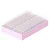 Portable Craft Storage Container with 30pcs Small Container Case Plastic Storage Containers for Art DIY Jewelry Fishing Tackle Crafts Storing (pink)