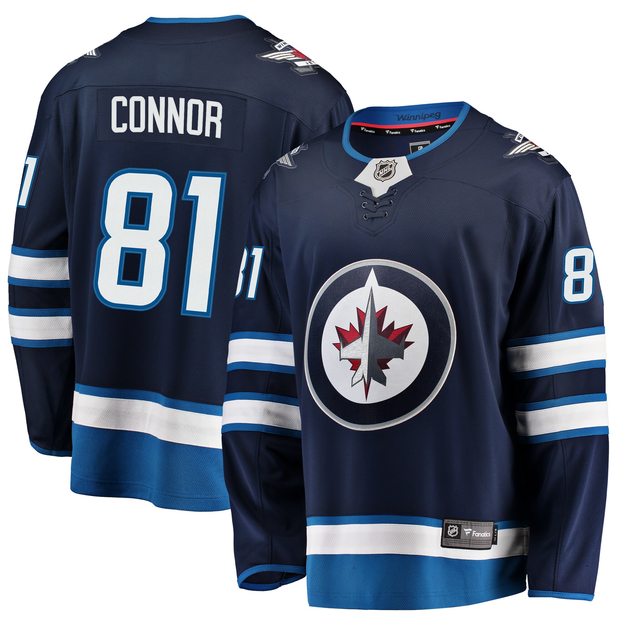 Kyle Connor Winnipeg Jets Fanatics Breakaway Replica Jersey &ndash; Navy mysite