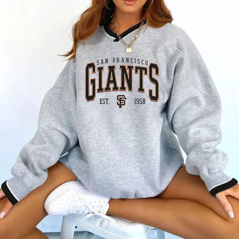 Women's Support San Diego Padres Baseball Print Sweatshirt