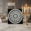Framed Mandala - Pearls Painting Kit DIY Diamond Painting Pearl Dot Crafts 25*25CM