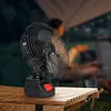 Air Circulator Fan Rechargeable Portable Camping Fan 2 Speed Settings for Car RV