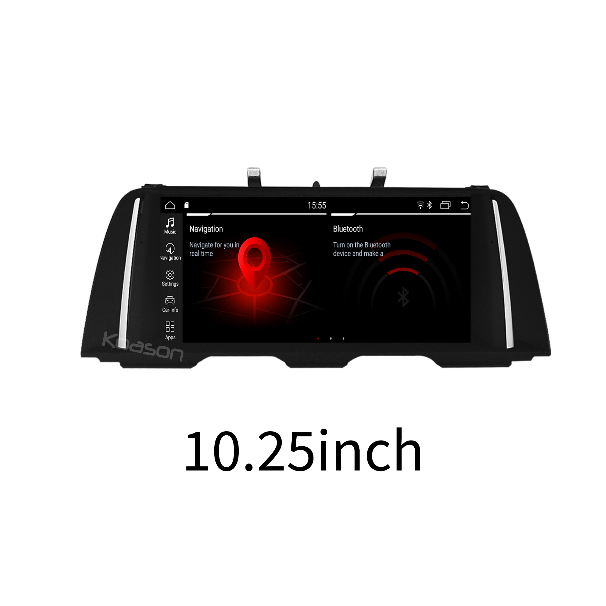 KOASON Android Screen Upgrade Apple CarPlay Android Auto GPS Navigation Car Multimedia Player for BMW 5Series （GT）F10 F11 F07