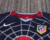 Joyfball 2004-2005 Kids Size Retro Atletico Madrid Away Football Shirt 1:1 Thai Quality