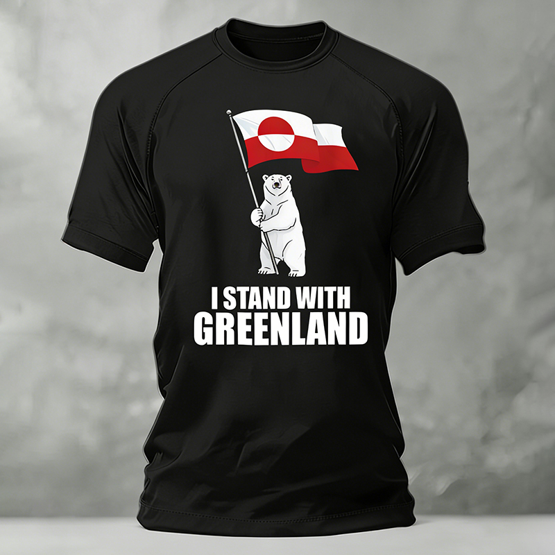 Men's Casual T-shirts That Are Always With Greenland. artswardrobe