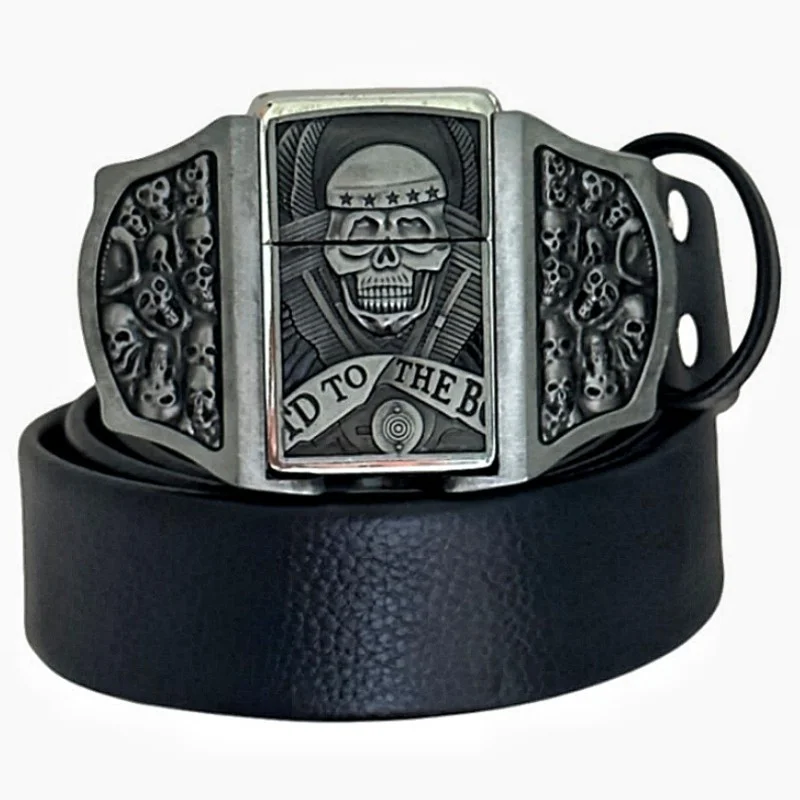 Men's Personalized Lighter Belt