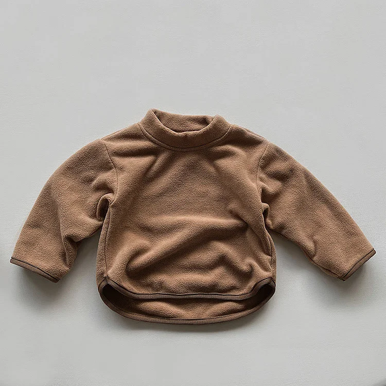 Toddler Solid Color Fleece Sweatshirt 