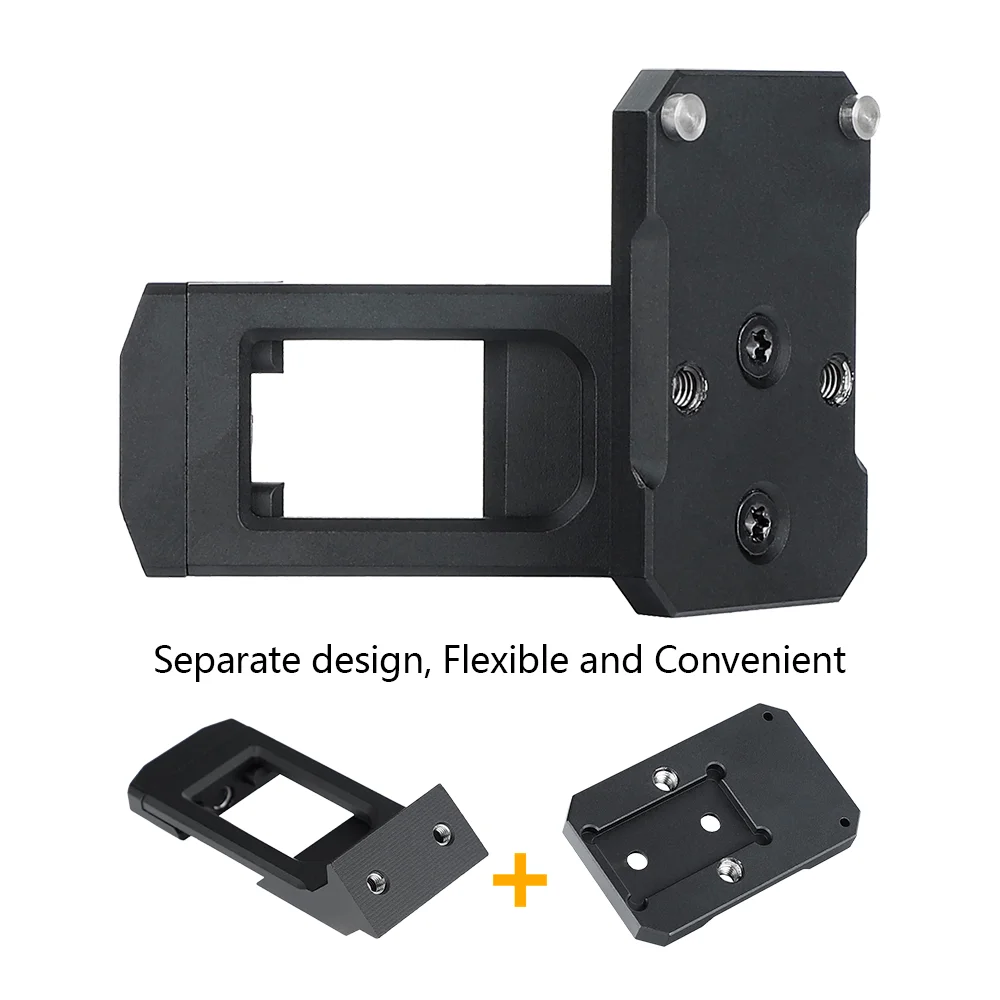 ohhunt&reg; 45 Degree Offset Red Dot Sight Mount Plate for Picatinny Rails Compatible with Holosun 407C/507C/508T