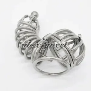 pornhint Pornhint Male Stainless Steel Chastity Cage Chastity Devices Sounds Tube Long Cage