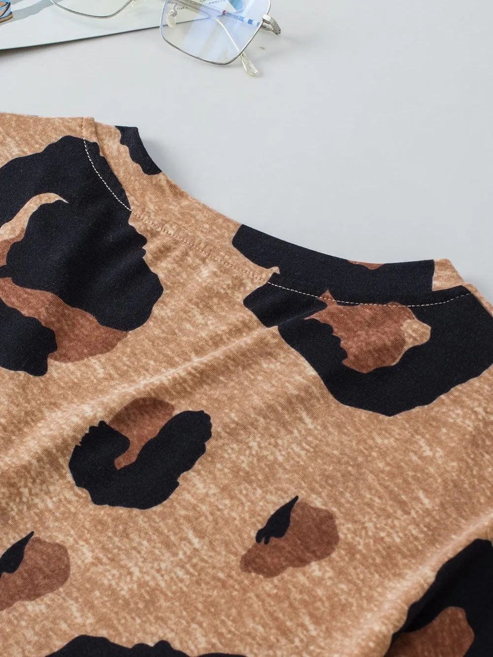 Casual Leopard Print T-Shirt