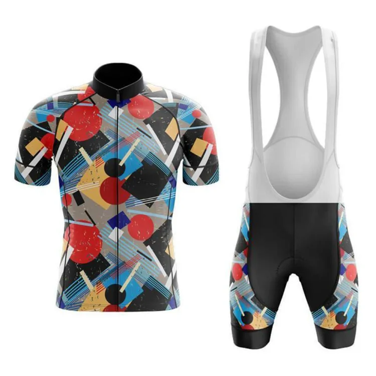 Bauhaus Retro Men's Short Sleeve Cycling Kit