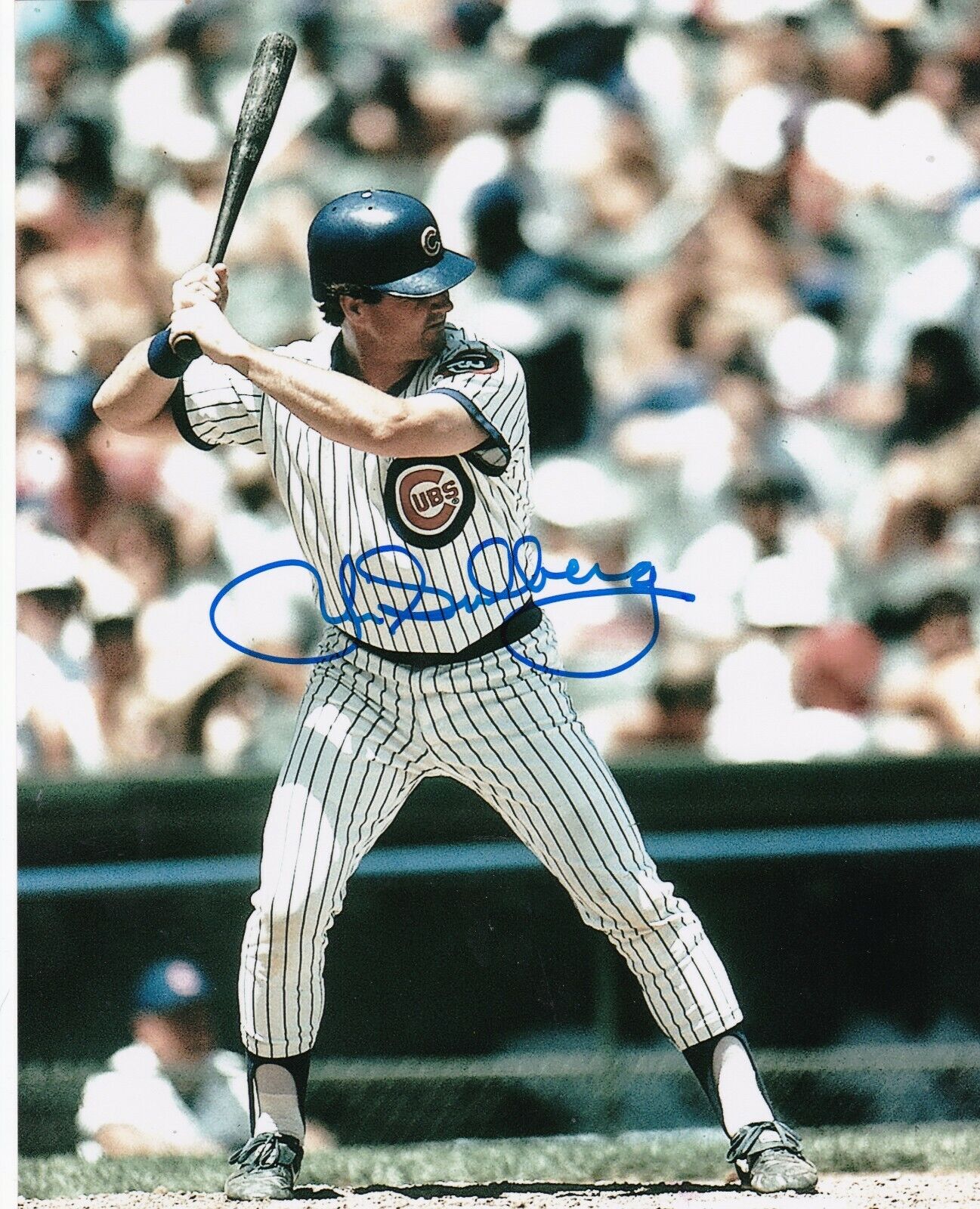 JIM SUNDBERG CHICAGO CUBS ACTION SIGNED 8x10