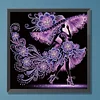 Elegante Dame - speziell geformte Diamond Painting - 30*30cm