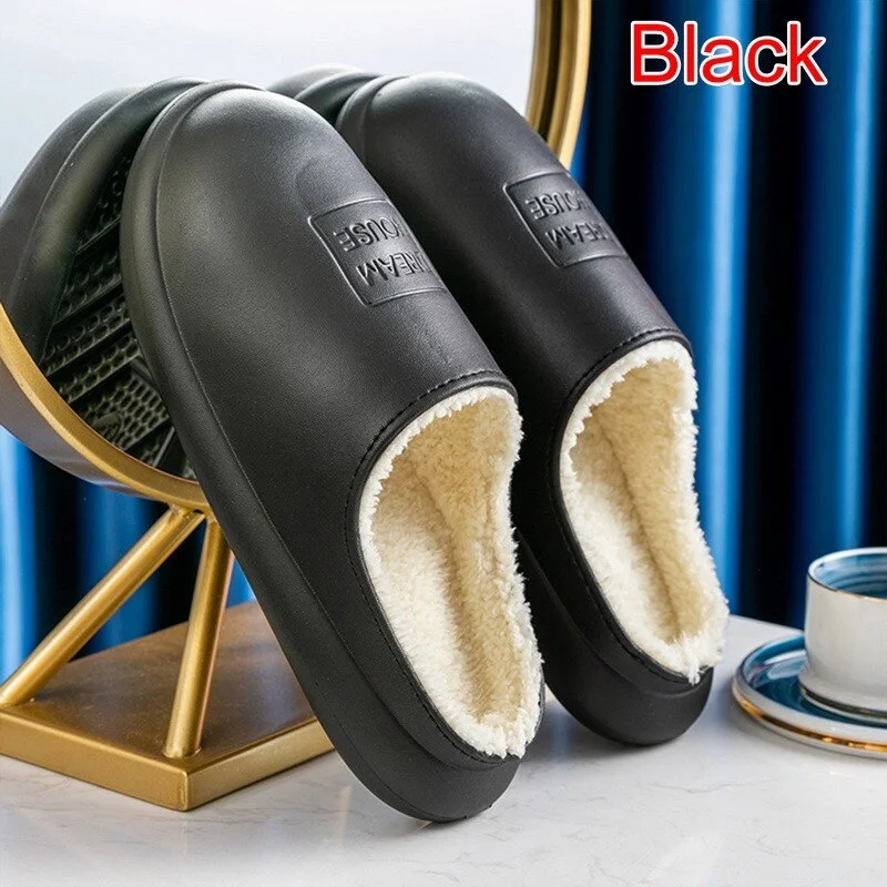 Women Slippers 2021 Waterproof Non-Slip Warm Flats Plush Home Shoes Women's Autumn Shoes Comfor Slip-On Indoor Women's Shoes