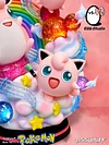 Evolution of Jigglypuff with LED - Pokemon Resin Statue - EGGS Studios [In Stock]