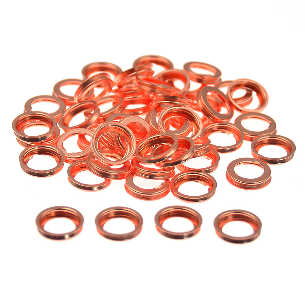 

50pcs 11026JA00A Metal Crush Washer Oil Pan Screw Gaskets Rings for NISSAN, 501 Original