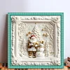 Santa Claus-11CT Stamped Cross Stitch 40*40cm/15.75*15.75in