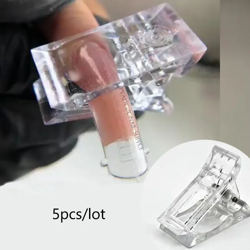 Acrylic Nail C Curve Pincher Pinching Tool Clamp Shaping Tweezers Nails Extension Clips UV Polish Extend Nail Tips Manicure Tool-Nail Inspo