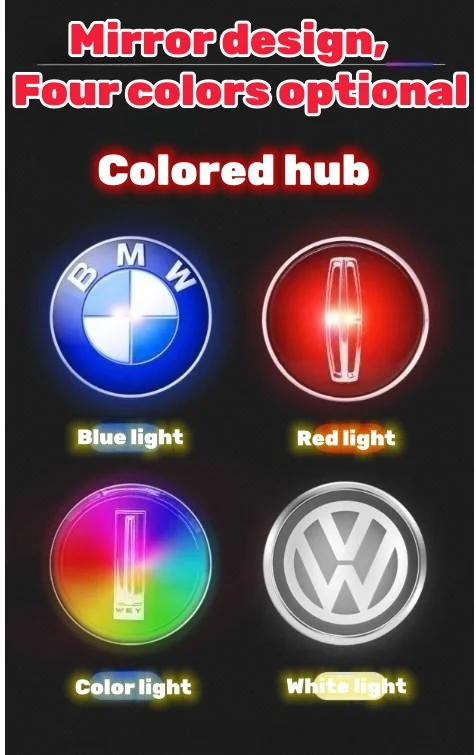 Car LED wheel hub lamp hub cover modification