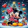 Mickey mouse-plein diamant rond peinture-40 * 40cm
