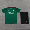 2024/2025 Psg Paris Saint-Germain pre-match training Green Shirt+Shorts 1:1 Thai Quality