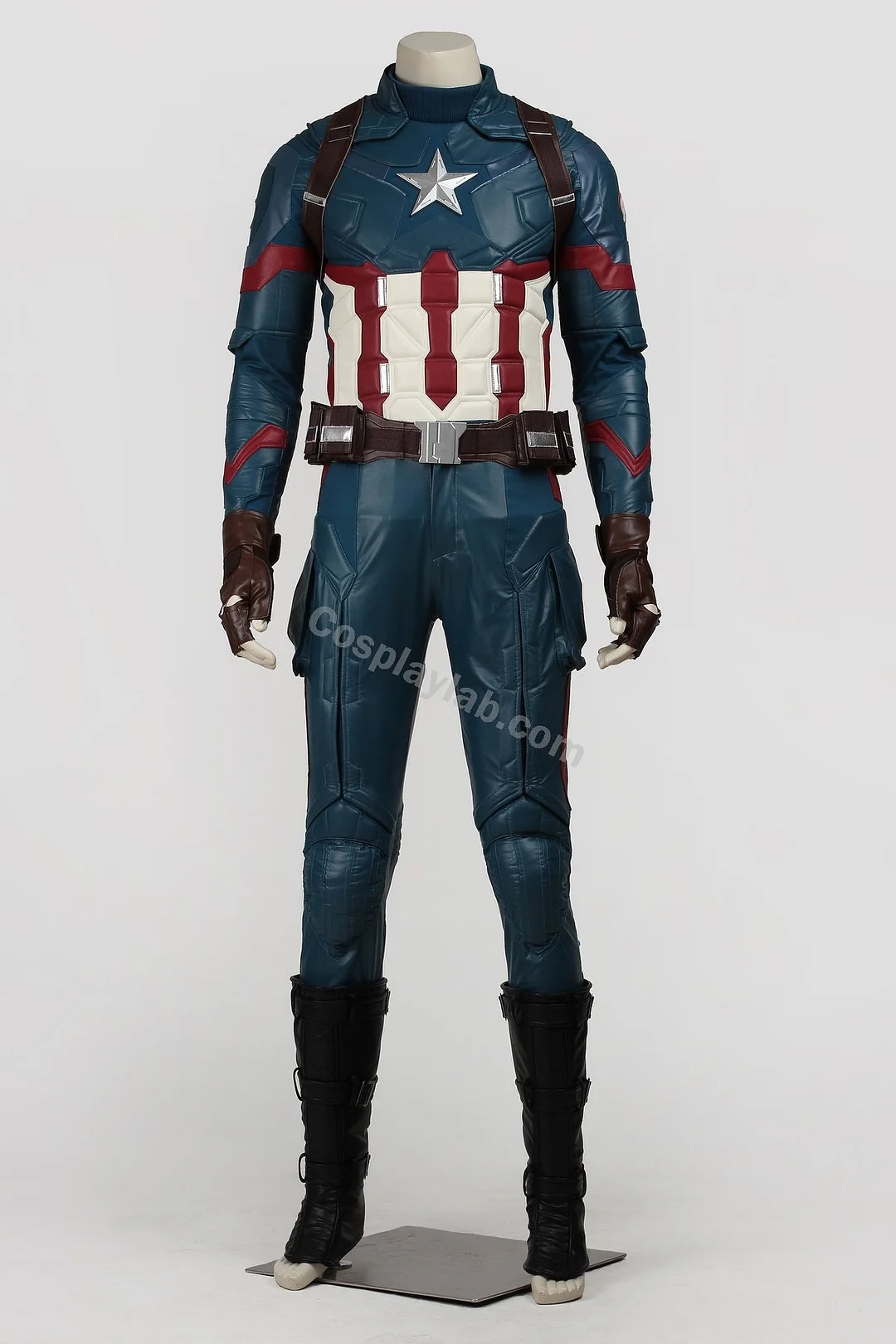 captain america mens new adult avengers endgame civil war halloween the first avenger cosplay suit outfit uniform By CosplayLab