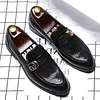 Low-Cut Upper Round Toe Men's Leather Shoes -Dress Shoes