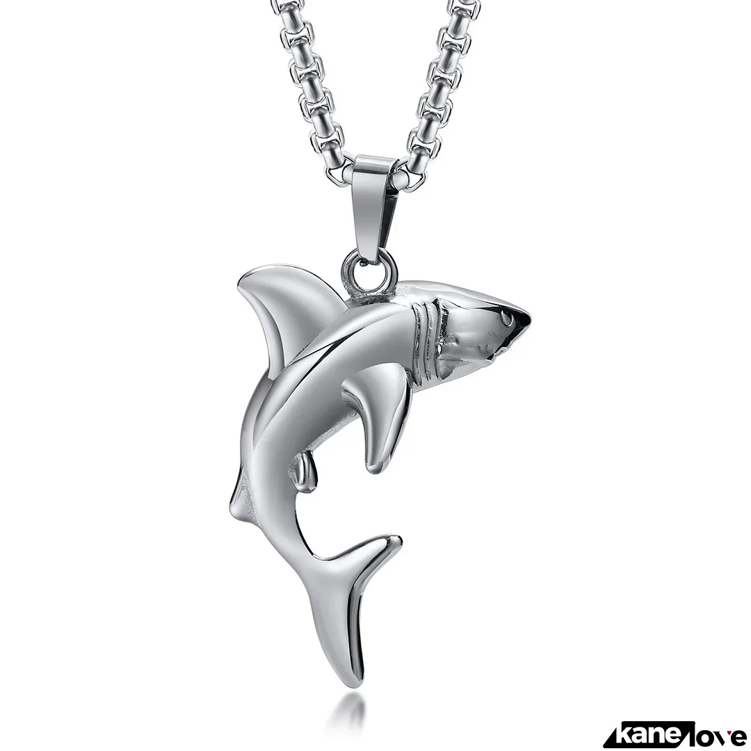 Men's Metal Stainless Steel Link Chain Trendy Animal Shape Necklace