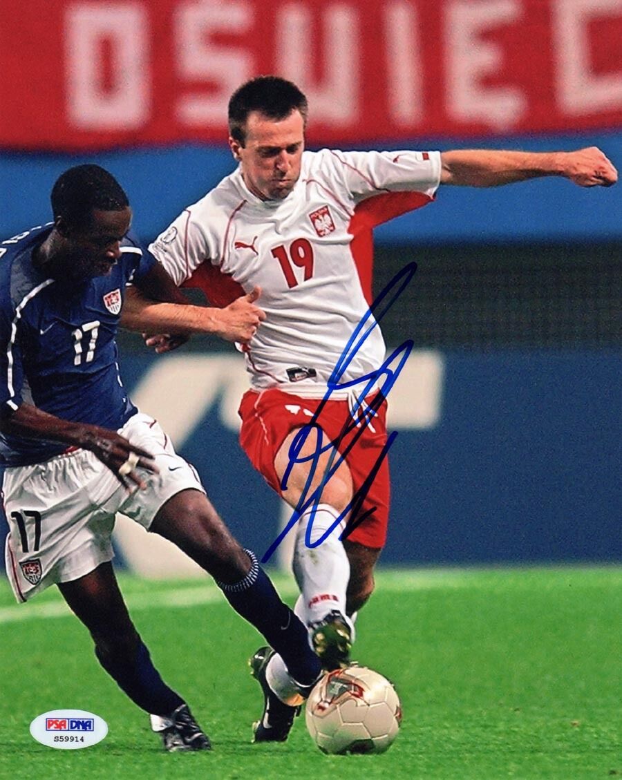 Maciej Zurawski SIGNED 8x10 Photo Poster painting Poland *VERY RARE* PSA/DNA AUTOGRAPHED