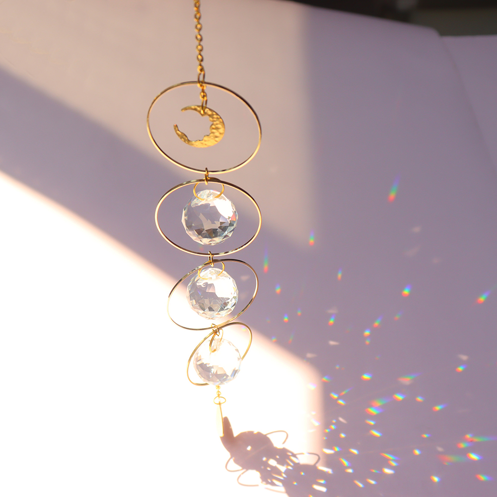

Moon Sun Ball - Art Crystal Suncatcher, 501 Original