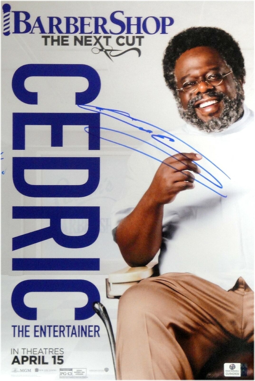 Cedric The Entertainer Signed Autographed 10x15 Photo Poster painting Barber Shop JSA T59349