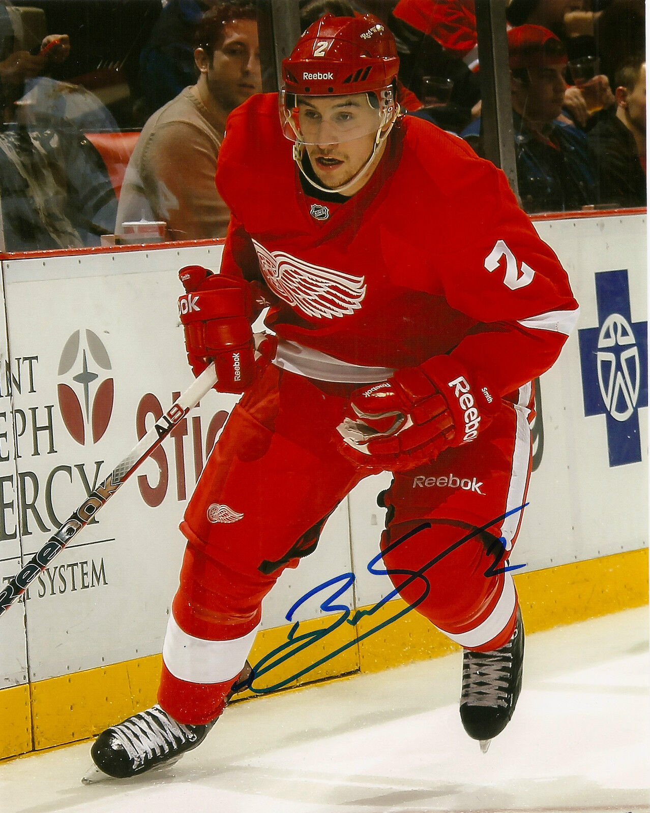 Detroit Red Wings Brendan Smith Signed Autographed 8x10 Photo Poster painting COA A