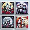 (Multi-Style) Jack And Sally-11CT Stamped Cross Stitch 40*40cm/15.75*15.75in