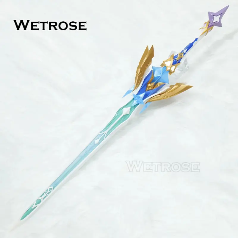 [Wetrose] In Stock Genshin Impact Traveler Snezhnaya Staredge Saber Weapon Game Outfit Cosplay Prop 