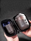 Light luxury portable purple clay travel kung fu tea set