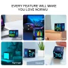 VASTARRY Time Manager Desktop Wireless Smart Alarm Clock Rhythm RGB Light Flip Induction Timer