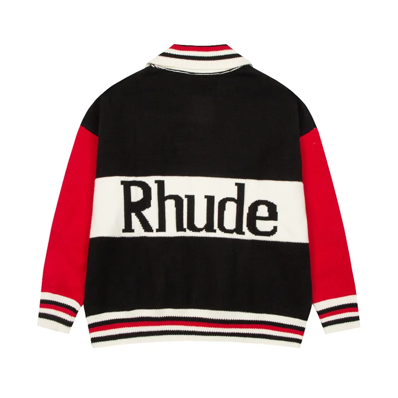 RHUDE 2023 New autumn and winter knitted sweaters