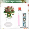 Christmas Cane Diamond Dot Painting Ornament DIY Double Sided Acrylic