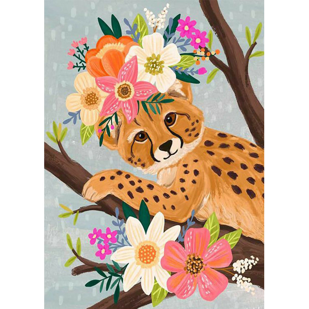 

Leopard - Round Drill Diamond Painting - 30*40CM, 501 Original