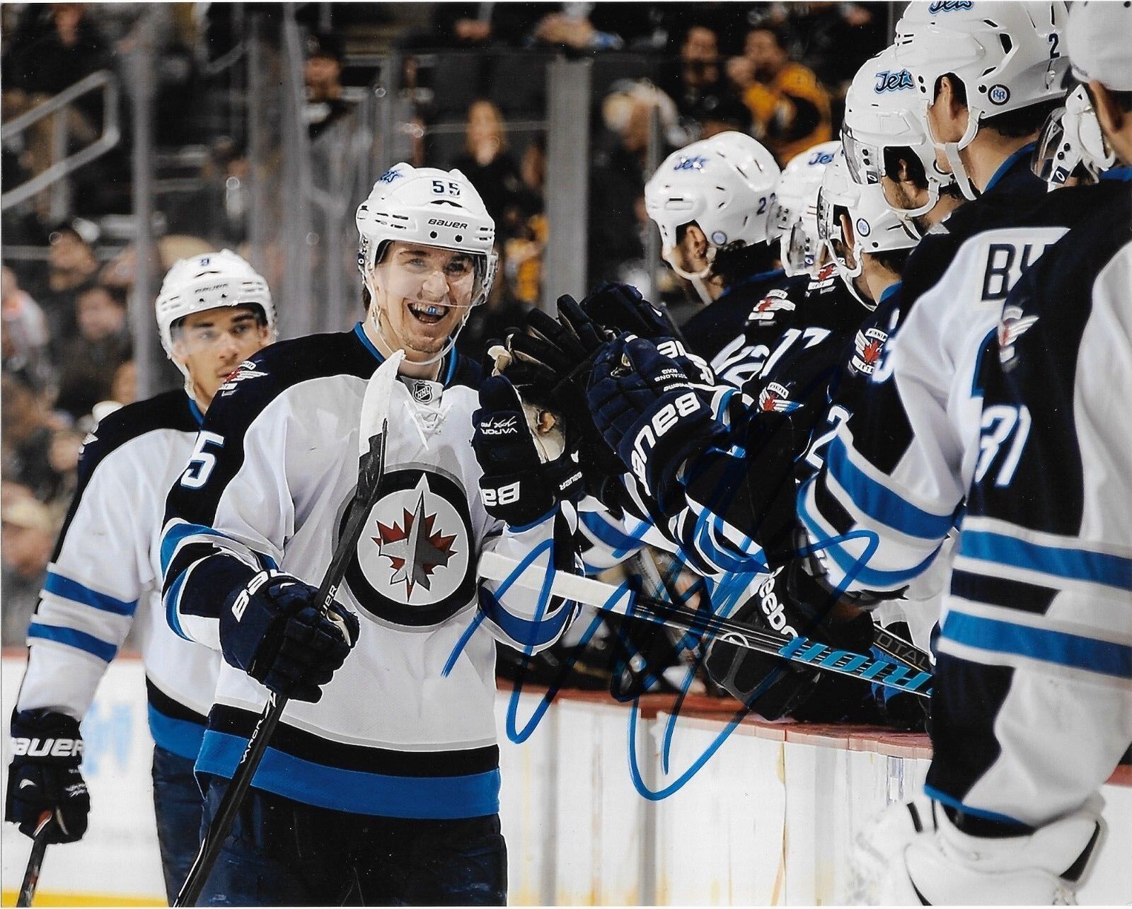 Winnipeg Jets Mark Scheifele Signed Autographed 8x10 NHL Photo Poster painting COA #3