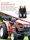 12V Lawn Mower Starter Relay 725-04439A Zinc Alloy for Riding Lawn Mower Tractor