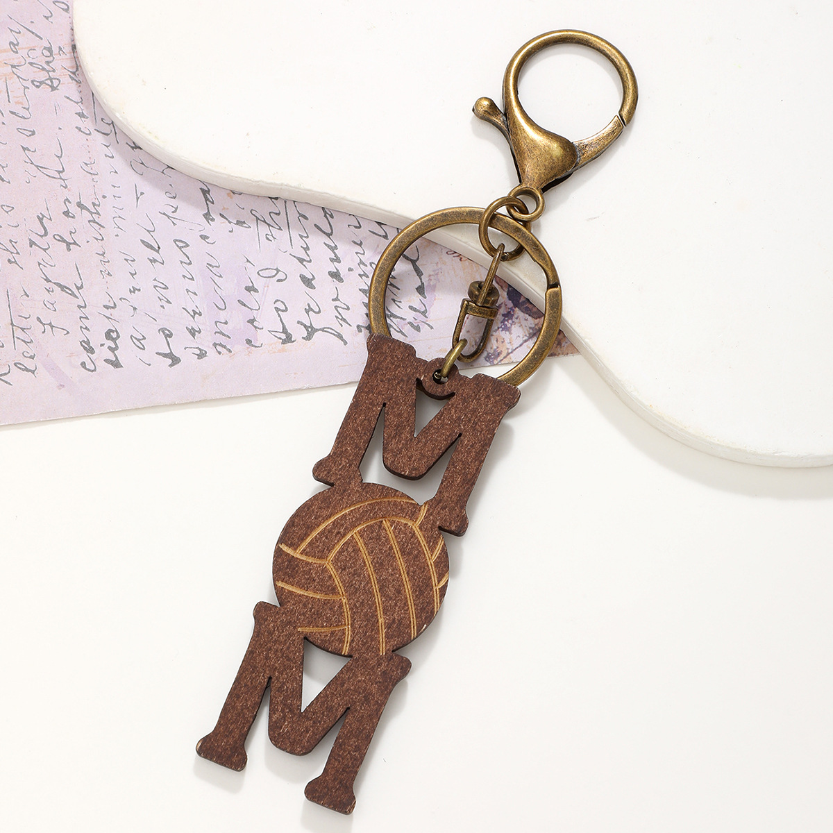 Fun Ball MOM Vintage Keychain