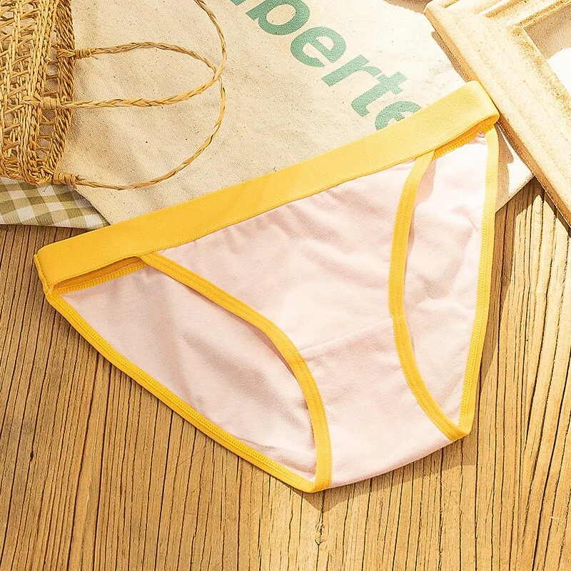 Meet'r Elasticity Lingerie Seamless Sexy Panties Women Cotton Underwear Breathable Briefs Girl Low-Rise Soft Panty Comfortable